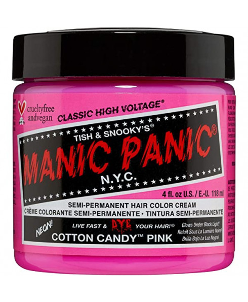ManicPanic mp纯植物染发膏-棉花糖粉 Cotton Candy Pink 118ml