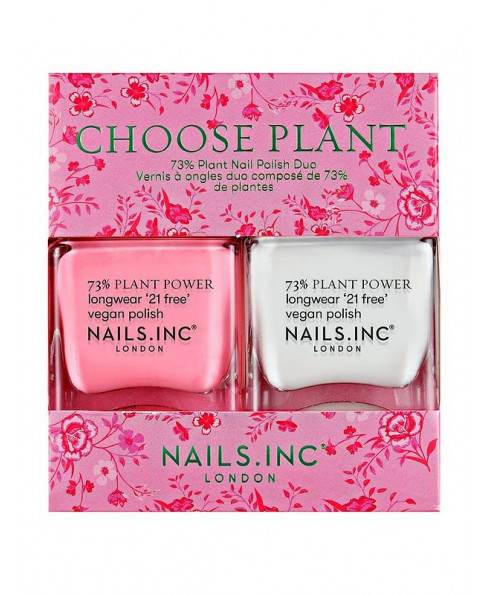 Nails Inc. - Choose Plant Vegan Nail Polish Duo (2x14ml) 