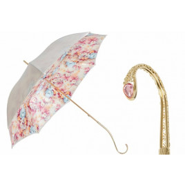 Pasotti 葩莎帝 意大利花朵伞面复古手柄晴雨伞