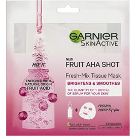  Garnier - Face Sheet Mask with Fruit AHA Shot (33g)