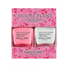 Nails Inc. - Choose Plant Vegan Nail Polish Duo (2x14ml) 
