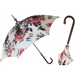 Pasotti 葩莎帝 鲜花伞面 复古树枝手柄 晴雨伞
