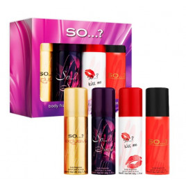 So…? - Iconic  Mini Galore Body Mist Body Spray Fragrance Gift Set (4 x 50ml)
