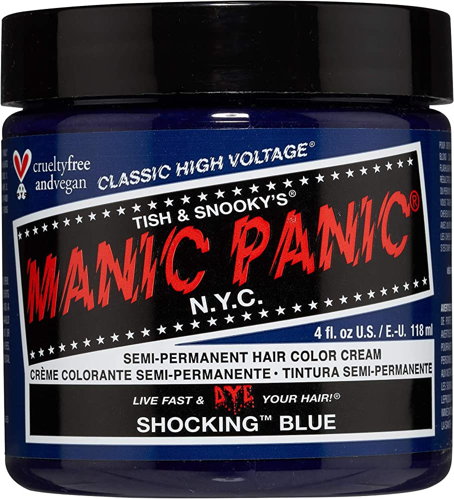 ManicPanic mp染发膏- 斑蓝 Shocking Blue (118ml)